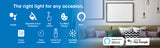 Laser 10W Smart RGB Bulb E27 - App & Voice Control - Front View