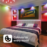 Laser 10W Smart RGB Bulb E27 - App & Voice Control - Rear View
