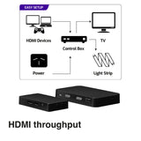 Laser Smart Light Strip & TV Sync Kit RGB 6M - Close-Up Angle