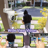 Laser FHD Outdoor Pan Tilt Camera Solar White - Extra Image
