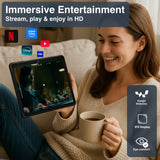 Laser 10 Inch Android Tablet 64GB with Case - Close-Up Angle