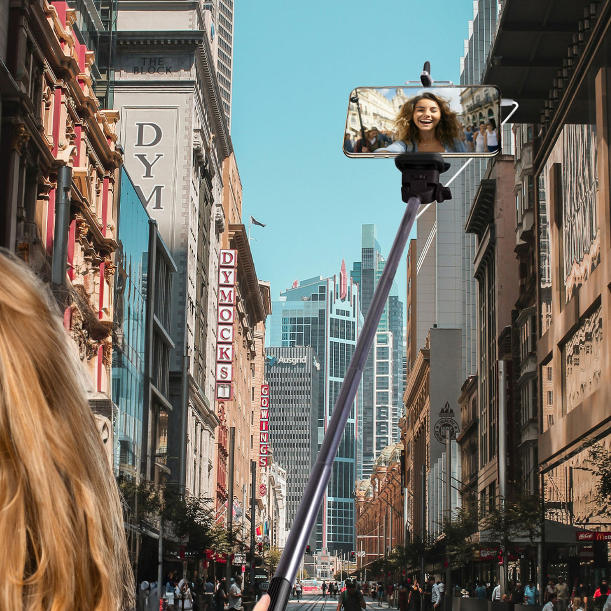 Laser Universal Selfie Pole with Control Cable included