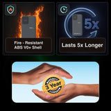 ChargeCore SafeCharge Max 10K - Black - Rear View