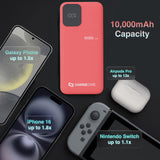 ChargeCore SafeCharge Max 10K - Sunset Coral - Side View