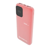 ChargeCore SafeCharge Max 10K - Sunset Coral - Top-Down View