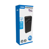 Laser 20000mAh Powerbank 18W PD with LED Black - Close-Up Angle