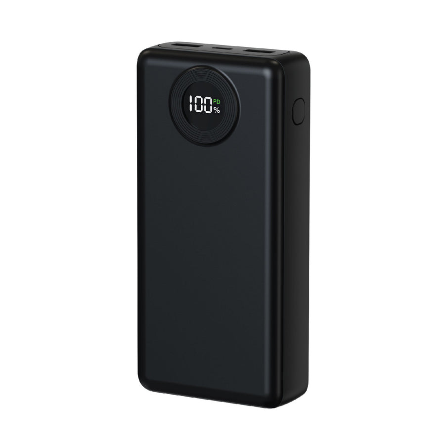 Laser 20000mAh Powerbank Battery Display Black