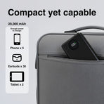 Laser 20000mAh Powerbank Battery Display Black