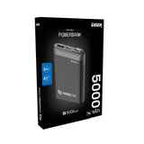 Laser Power Bank 5000mAh with LED Display Black - Extra Image