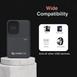 ChargeCore SafeCharge Max 5K - Black - Close-Up Angle