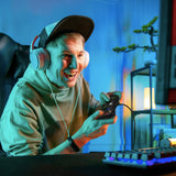 Laser Gaming Wired PC Controller - Black - Front View