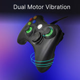 Laser Gaming Wired PC Controller - Black - 45-Degree Angle
