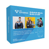 Laser Gaming Bean Bag with Pocket & Headphone Strap