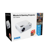 Laser 220 Series Gaming and Movie Bluetooth Projector with Screen - Extra Image