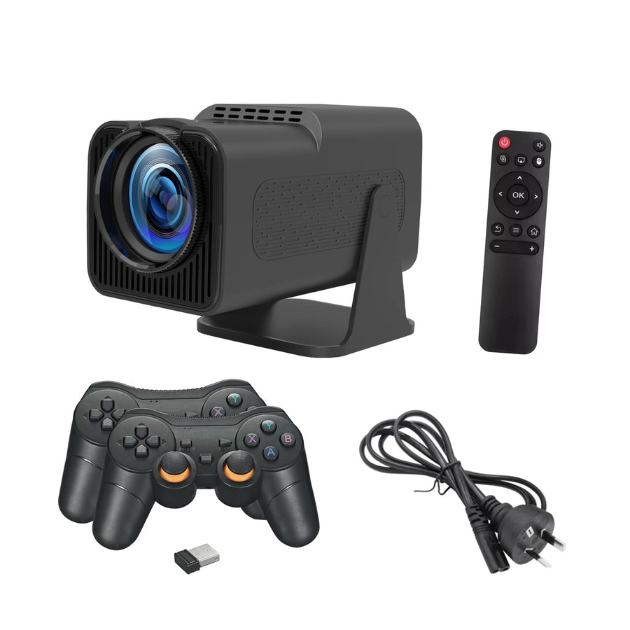 Smart Gaming Projector with 80 Games Dual Controllers