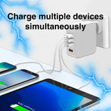 Laser 100W GaN USB-C and USB-A Wall Charger - 45-Degree Angle