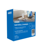 Laser 100W GaN USB-C and USB-A Wall Charger - Close-Up Angle