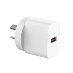 Laser USB-A 18W QC3 Wall Charger White