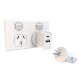 Laser ChargeCore USB-C 30W Dual PD Wall charger - 45-Degree Angle