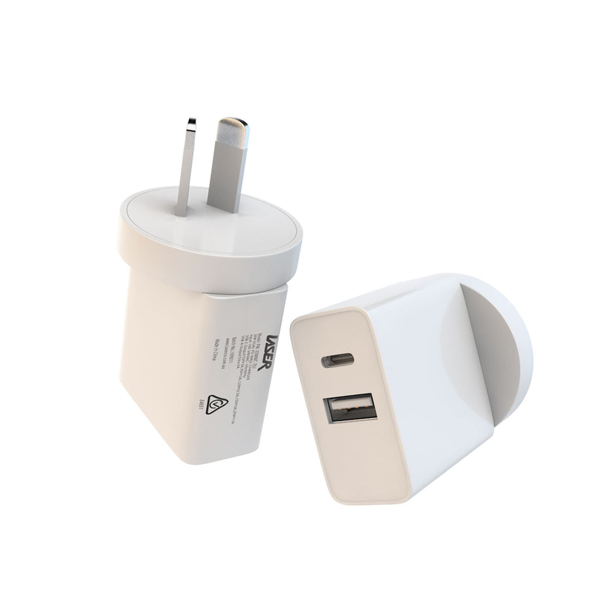 Laser ChargeCore USB-C 30W Dual PD Wall charger