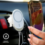 Laser MagSafe Car Vent Mount with 15W Wireless Charging - Front View