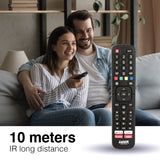 Laser Remote Control for Hisense TV Black - Front View