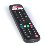 Laser Remote Control for Hisense TV Black - Close-Up Angle