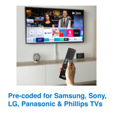 Laser Universal TV Remote for Smart & LED TVs - Side View