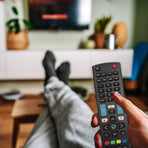 Laser Universal TV Remote for Smart & LED TVs