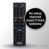 Laser Remote Control for Sony TV - Top-Down View