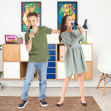 Laser Mini Karaoke Speaker with 2 Wireless Mics - Blue - Extra Image