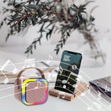 Laser Mini Karaoke Speaker with 2 Wireless Mics - Pink - Extra Image