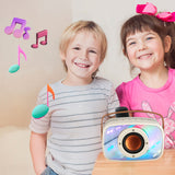 Laser Infinity Karaoke Speaker with Wireless Mic - Top-Down View