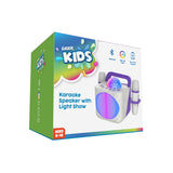 Laser Kids Disco Karaoke with Two Mics White - Extra Image