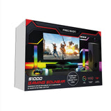 Precision RGB Gaming Soundbar with Subwoofer - Rear View