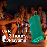 Laser Splash Proof Bluetooth Speaker Green - 45-Degree Angle