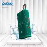 Laser Splash Proof Bluetooth Speaker Green - Close-Up Angle