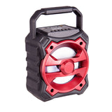 Laser Portable Bluetooth Speaker Red - Front View