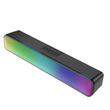 Laser RGB Bluetooth Gaming Soundbar Black - Close-Up Angle