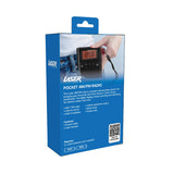 Laser AM FM Pocket Radio with LCD and Speaker - Close-Up Angle