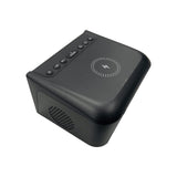 Laser Alarm Clock with Wireless Charging & Bluetooth - Rear View