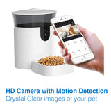 Tech4Pets 7L Smart Pet Feeder with HD Camera & App Control - Side View