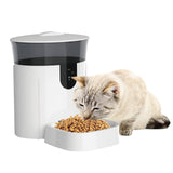 Tech4Pets 7L Smart Pet Feeder with HD Camera & App Control - 45-Degree Angle