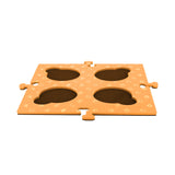 Tech4Pets Orange Mat 2-Pack for Talking Buttons & Floor