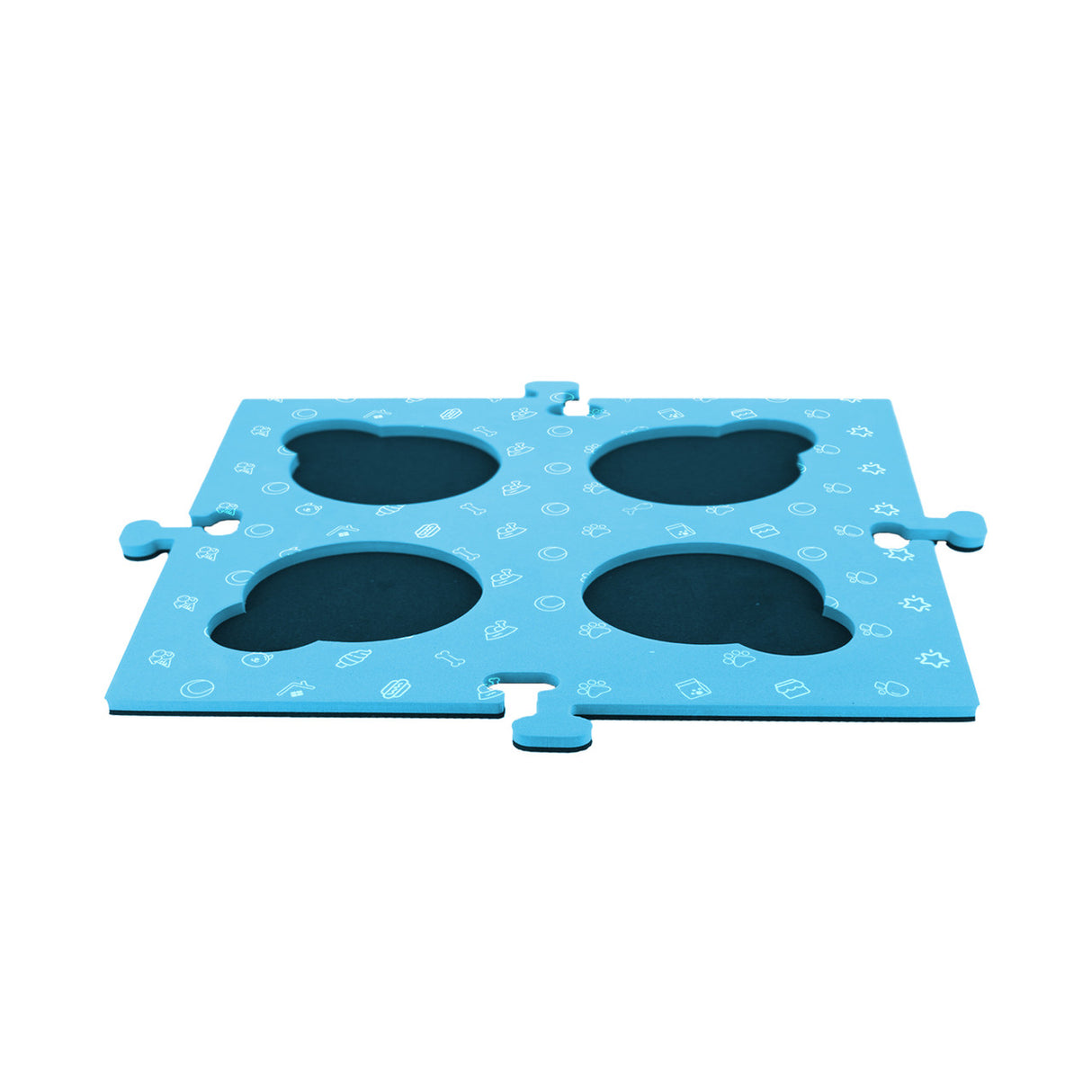 Tech4Pets Blue Mat 2-Pack for Talking Buttons & Floor
