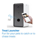 Tech4Pets Smart Treat Dispenser with HD Camera & 2-Way Audio - Top-Down View