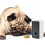 Tech4Pets Smart Treat Dispenser with HD Camera & 2-Way Audio - Close-Up Angle
