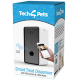 Tech4Pets Smart Treat Dispenser with HD Camera & 2-Way Audio - Low Angle