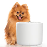 Tech4Pets 2L Smart Water Fountain with UV Filter for Pets - 45-Degree Angle