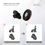 Laser Round Red Reflector Smart Tag - Low Angle